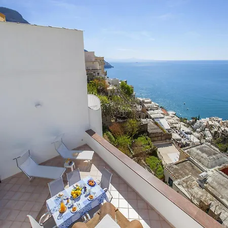 House In Positano With Panoramic Terrace Positano