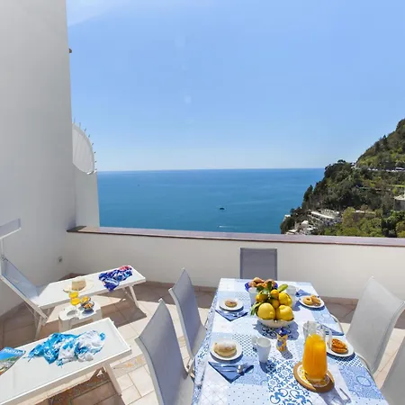 House In Positano With Panoramic Terrace * Positano