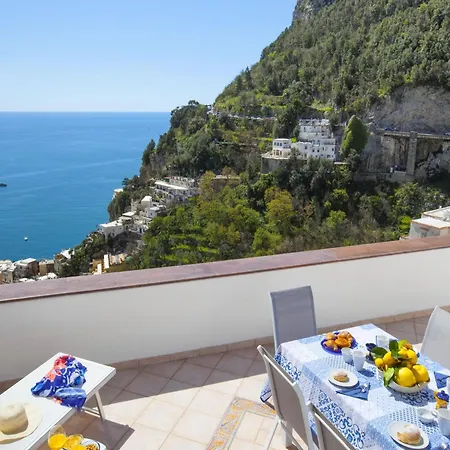 House In Positano With Panoramic Terrace