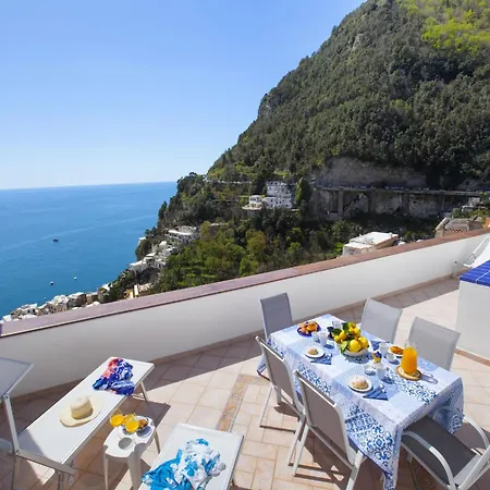 House In Positano With Panoramic Terrace *